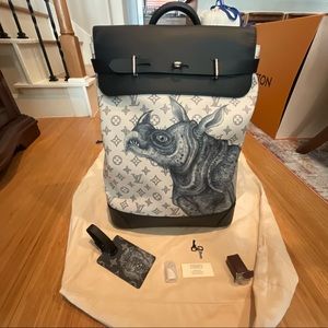 Louis Vuitton Chapman Savane Monogram Steamer Backpack